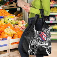 Hawaii King Flag Grocery Bag Hawaiian Maile Lei - Polynesian Pride