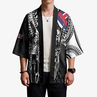 Hawaii King Flag Kimono Hawaiian Maile Lei LT05 - Polynesian Pride
