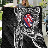 Hawaii King Flag Quilt Hawaiian Maile Lei - Polynesian Pride