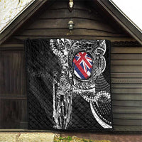 Hawaii King Flag Quilt Hawaiian Maile Lei - Polynesian Pride