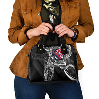 Hawaii King Flag Shoulder Handbag Hawaiian Maile Lei - Polynesian Pride