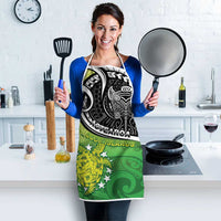 New Zealand Cook Islands Apron Maori Tiki With Circle Stars Turtle - Polynesian Pride
