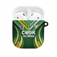 Cook Islands Rugby AirPods Case Unique Style Green Version LT05 Green - Polynesian Pride