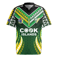 Custom Cook Islands Rugby Rugby Jersey Unique Style Green Version LT05 Green - Polynesian Pride
