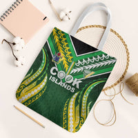 Cook Islands Rugby Tote Bag Unique Style Green Version - Polynesian Pride
