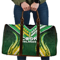 Cook Islands Rugby Travel Bag Unique Style Green Version - Polynesian Pride