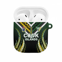 Cook Islands Rugby AirPods Case Unique Style Black Version LT05 Black - Polynesian Pride