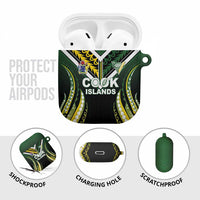 Cook Islands Rugby AirPods Case Unique Style Black Version LT05 - Polynesian Pride