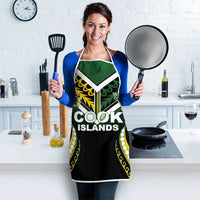 Cook Islands Rugby Apron Unique Style Black Version - Polynesian Pride