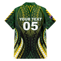 Custom Cook Islands Rugby Hawaiian Shirt Unique Style Black Version LT05 - Polynesian Pride