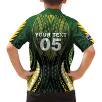 Custom Cook Islands Rugby Hawaiian Shirt Unique Style Black Version LT05 - Polynesian Pride