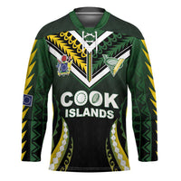 Custom Cook Islands Rugby Hockey Jersey Unique Style Black Version LT05 Unisex Black - Polynesian Pride