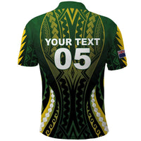 Custom Cook Islands Rugby Polo Shirt Unique Style Black Version LT05 - Polynesian Pride