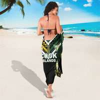 Cook Islands Rugby Sarong Unique Style Black Version - Polynesian Pride