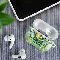 Cook Islands Rugby AirPods Case Unique Style White Version LT05 - Polynesian Pride