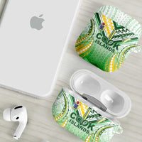 Cook Islands Rugby AirPods Case Unique Style White Version LT05 - Polynesian Pride