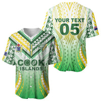 Custom Cook Islands Rugby Baseball Jersey Unique Style White Version LT05 - Polynesian Pride