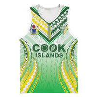 Custom Cook Islands Rugby Basketball Jersey Unique Style White Version - Polynesian Pride