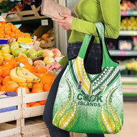 Cook Islands Rugby Grocery Bag Unique Style White Version - Polynesian Pride