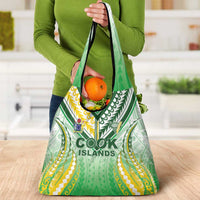Cook Islands Rugby Grocery Bag Unique Style White Version - Polynesian Pride