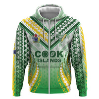 Custom Cook Islands Rugby Hoodie Unique Style White Version - Polynesian Pride