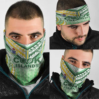 Cook Islands Rugby Neck Gaiter Unique Style White Version - Polynesian Pride