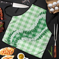 Green Hawaii Palaka Apron Hawaiian Honohono Lei LT05 Green - Polynesian Pride