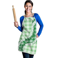 Green Hawaii Palaka Apron Hawaiian Honohono Lei LT05 - Polynesian Pride