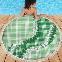 Green Hawaii Palaka Beach Blanket Hawaiian Honohono Lei LT05 - Polynesian Pride