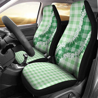 Green Hawaii Palaka Car Seat Cover Hawaiian Honohono Lei LT05 - Polynesian Pride