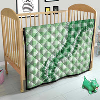 Green Hawaii Palaka Quilt Hawaiian Honohono Lei