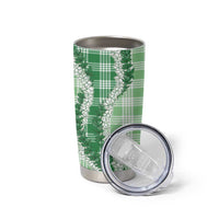 Green Hawaii Palaka Tumbler Cup Hawaiian Honohono Lei LT05 - Polynesian Pride