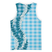 Blue Hawaii Palaka Basketball Jersey Hawaiian Honohono Lei LT05 - Polynesian Pride
