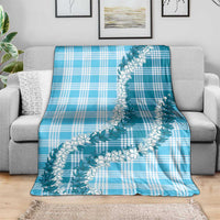 Blue Hawaii Palaka Blanket Hawaiian Honohono Lei LT05 - Polynesian Pride