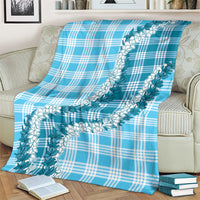Blue Hawaii Palaka Blanket Hawaiian Honohono Lei LT05 - Polynesian Pride
