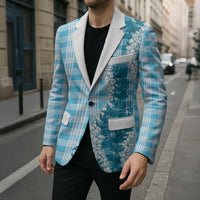 Blue Hawaii Palaka Blazer Hawaiian Honohono Lei LT05 - Polynesian Pride