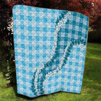 Blue Hawaii Palaka Quilt Hawaiian Honohono Lei LT05 - Polynesian Pride