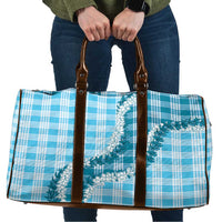 Blue Hawaii Palaka Travel Bag Hawaiian Honohono Lei LT05 Blue - Polynesian Pride