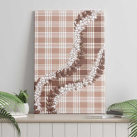Beige Hawaii Palaka Canvas Wall Art Hawaiian Honohono Lei LT05 - Polynesian Pride