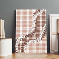 Beige Hawaii Palaka Canvas Wall Art Hawaiian Honohono Lei LT05 - Polynesian Pride