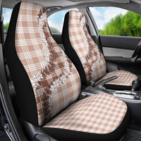 Beige Hawaii Palaka Car Seat Cover Hawaiian Honohono Lei LT05 - Polynesian Pride