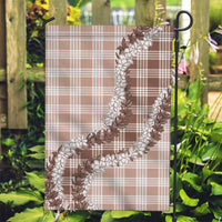 Beige Hawaii Palaka Garden Flag Hawaiian Honohono Lei LT05 Garden Flag Beige - Polynesian Pride
