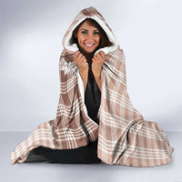 Beige Hawaii Palaka Hooded Blanket Hawaiian Honohono Lei LT05 - Polynesian Pride