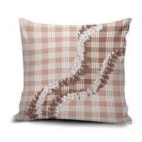 Beige Hawaii Palaka Pillow Cover Hawaiian Honohono Lei LT05 Beige - Polynesian Pride
