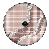 Beige Hawaii Palaka Spare Tire Cover Hawaiian Honohono Lei LT05 - Polynesian Pride