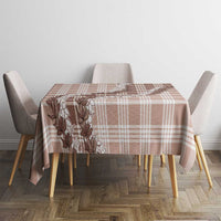 Beige Hawaii Palaka Tablecloth Hawaiian Honohono Lei LT05 - Polynesian Pride