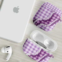 Violet Hawaii Palaka AirPods Case Hawaiian Honohono Lei LT05 - Polynesian Pride