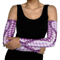 Violet Hawaii Palaka Arm Sleeves Hawaiian Honohono Lei LT05 - Polynesian Pride