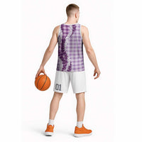 Violet Hawaii Palaka Basketball Jersey Hawaiian Honohono Lei LT05 - Polynesian Pride