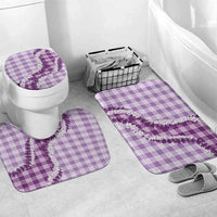 Violet Hawaii Palaka Bathroom Set Hawaiian Honohono Lei LT05 Mat Set Only (3 pcs) One Size Violet - Polynesian Pride